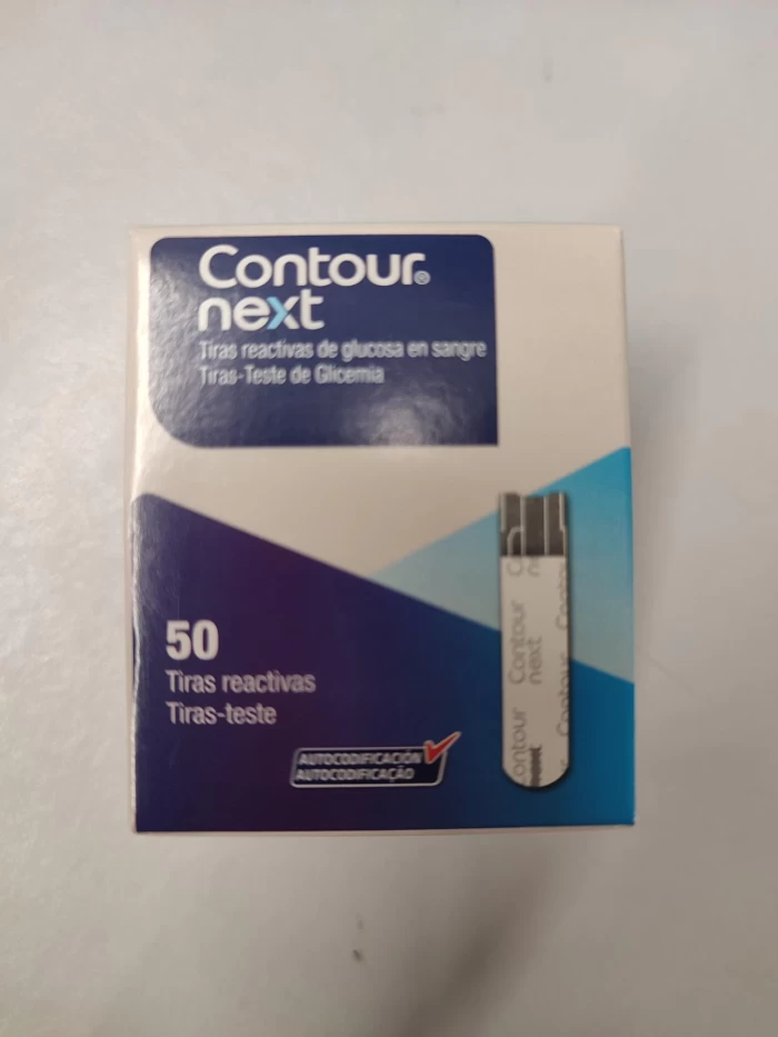 TIRA CONTROL GLICEMIA P/ANALITZADOR CONTOUR NEXT